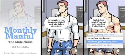 manful game|Monthly Manful: The Male Nurse .